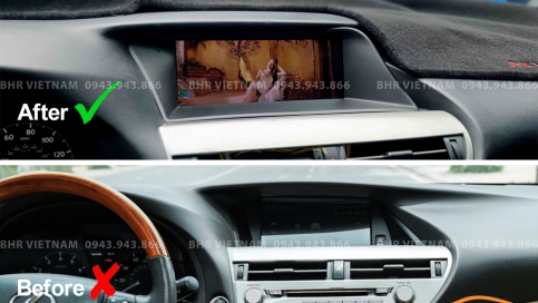 Màn hình DVD Android Flycar Lexus RX350 2008 - 2015 tích hợp camera lùi